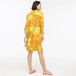 J.Crew Collection Dress ruffle neck Ratti Mod 70s style AK233 XS 2